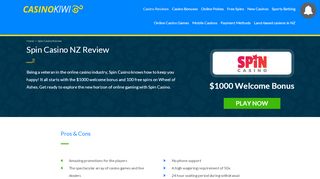 
                            13. Spin Palace NZ Casino Review 2019 | NZ$1000 +330 FS - CasinoKiwi