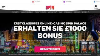 
                            1. Spin Palace Online Casino Schweiz | Heute anmelden und gewinnen