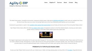 
                            10. Spin Palace Sign Up Bonus - A SPIN PALACE ONLINE ... - Agility ERP