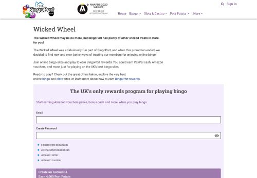 
                            7. Spin the Wicked Wheel | Free Online Games | BingoPort Club