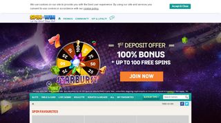
                            8. Spinandwin.com - Play online games - Casino Online