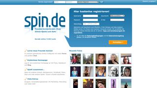 
                            2. spin.de - die Community: Chat, Forum, Online-Spiele, Freunde finden