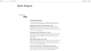 
                            11. Spine Surgery: Is Laser Spine Surgery Covered By Medicare