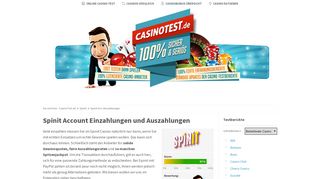 
                            12. Spinit Casinokonto Auszahlungen ? | CasinoTest.de