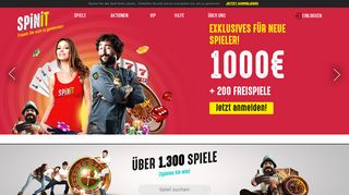 
                            10. Spinit Online Casino & Slots | 1.000€ Bonus + 200 Freispiele