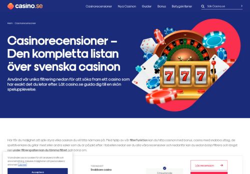 
                            3. Spinson Casino - Upplev snabba insättningar och uttag