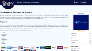 
                            12. Spintropolis Canada Bonus Codes 2019 - CasinoBonusCA