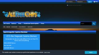 
                            4. Spintropolis Casino Gratis $15 No Deposit Casino und ohne ...