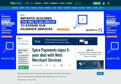 
                            9. Spire Payments signs 5-year deal with Nets Merchant Services