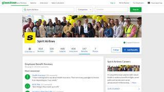 
                            12. Spirit Airlines Employee Benefits and Perks | Glassdoor