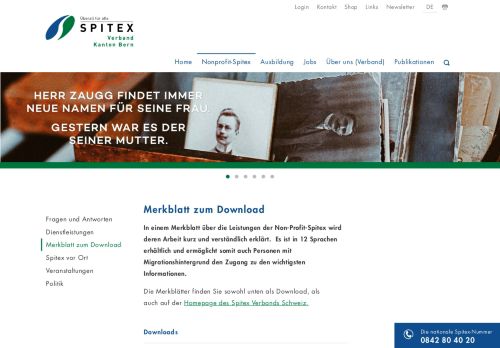 
                            9. SPITEX Verband Kanton Bern - NPO-Spitex - Leistungen der NPO ...