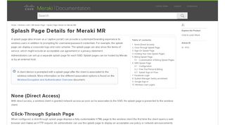 
                            3. Splash Page Overview - Cisco Meraki