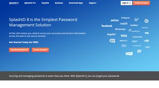 
                            2. SplashID: Manage all your passwords - never forget a password