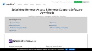 
                            11. Splashtop Downloads - Remote Desktop, Remote Support & Education