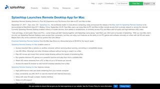 
                            6. Splashtop Launches Remote Desktop App for Mac - Splashtop Inc.