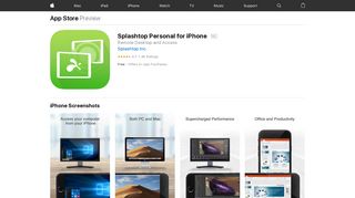 
                            6. Splashtop Personal for iPhone on the App Store - iTunes - Apple