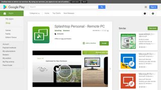 
                            4. Splashtop Personal - Remote PC - Apps on Google Play