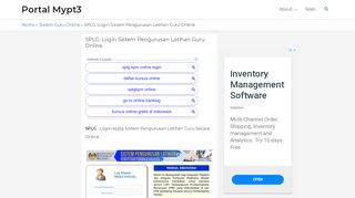 
                            8. SPLG | Login esplg Untuk Rekod Masuk Kursus Secara Online