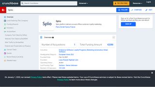 
                            9. Splio | Crunchbase