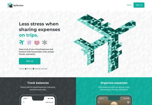 
                            5. Splitwise: Split expenses with friends