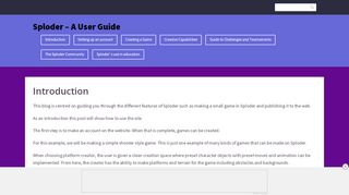 
                            10. Sploder – A User Guide