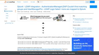 
                            4. Splunk - LDAP Integration - AuthenticationManagerLDAP Couldn't find ...