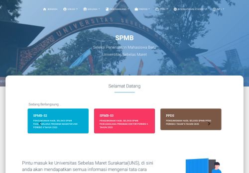 
                            4. SPMB Universitas Sebelas Maret - UNS