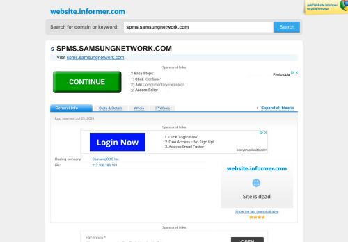 
                            6. spms.samsungnetwork.com at Website Informer. Visit Spms ...