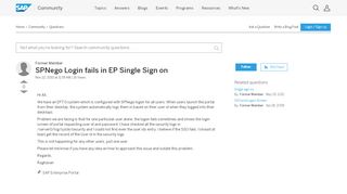 
                            6. SPNego Login fails in EP Single Sign on - archive SAP