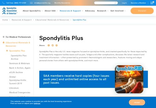 
                            11. Spondylitis Plus - Spondylitis Association of America