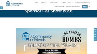 
                            11. Sponsor Car Show 2018 - A Community of Friends