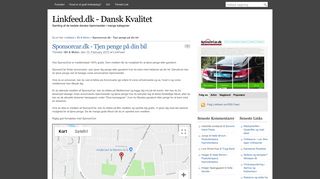 
                            6. Sponsorcar.dk – Tjen penge på din bil : Linkfeed – Dansk Kvalitet