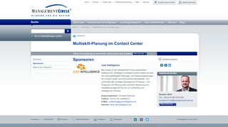 
                            5. Sponsoren - Webinar - Multiskill-Planung im Contact Center ...