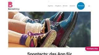 
                            9. Spontacts: das App für Unternehmungslustige | Bernet Relations