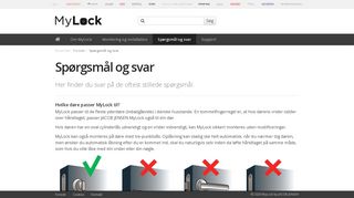 
                            6. Spørgsmål og svar | Få svar de fleste spørgsmål om MyLock her!