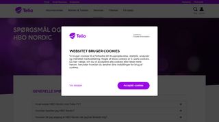 
                            5. Spørgsmål og svar om HBO Nordic | Telia Kundeservice