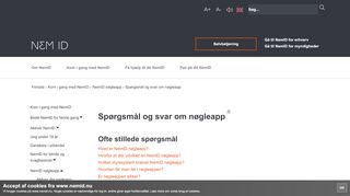 
                            4. Spørgsmal og svar om nøgleapp - NemID