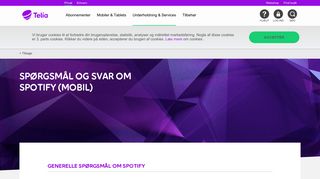 
                            12. Spørgsmål og svar - Spotify Premium | Telia Kundeservice