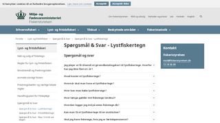 
                            12. Spørgsmål & Svar - Lystfiskertegn - Fiskeristyrelsen