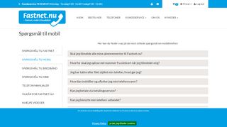 
                            7. Spørgsmål til mobil - Fastnet.nu