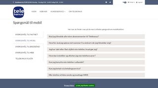 
                            5. Spørgsmål til mobil - Om Telebonus