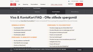 
                            6. Spørgsmål til Visa og Kontokort hos Ikano Bank?