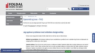 
                            11. Spørsmål og svar - Foldal Stempel AS