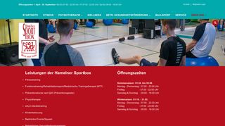 
                            5. Sport-Box Hameln - Alles auf einem Blick