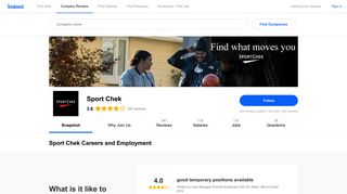 
                            4. Sport Chek Careers and Employment | Indeed.com