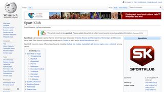 
                            9. Sport Klub - Wikipedia