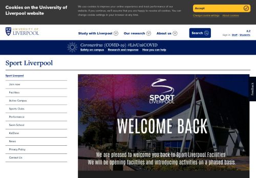 
                            9. Sport Liverpool - University of Liverpool
