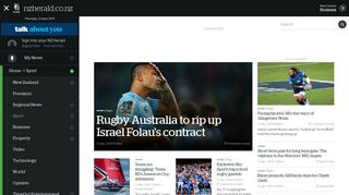 
                            12. Sport news, results and live scores from New Zealand and around the ...