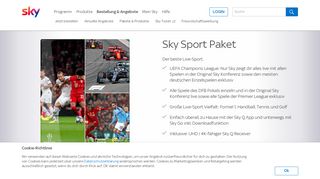 
                            9. Sport Paket - Preis & Sender - Sky