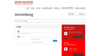 
                            6. Sport Solution | Anmeldung - Sport Solution